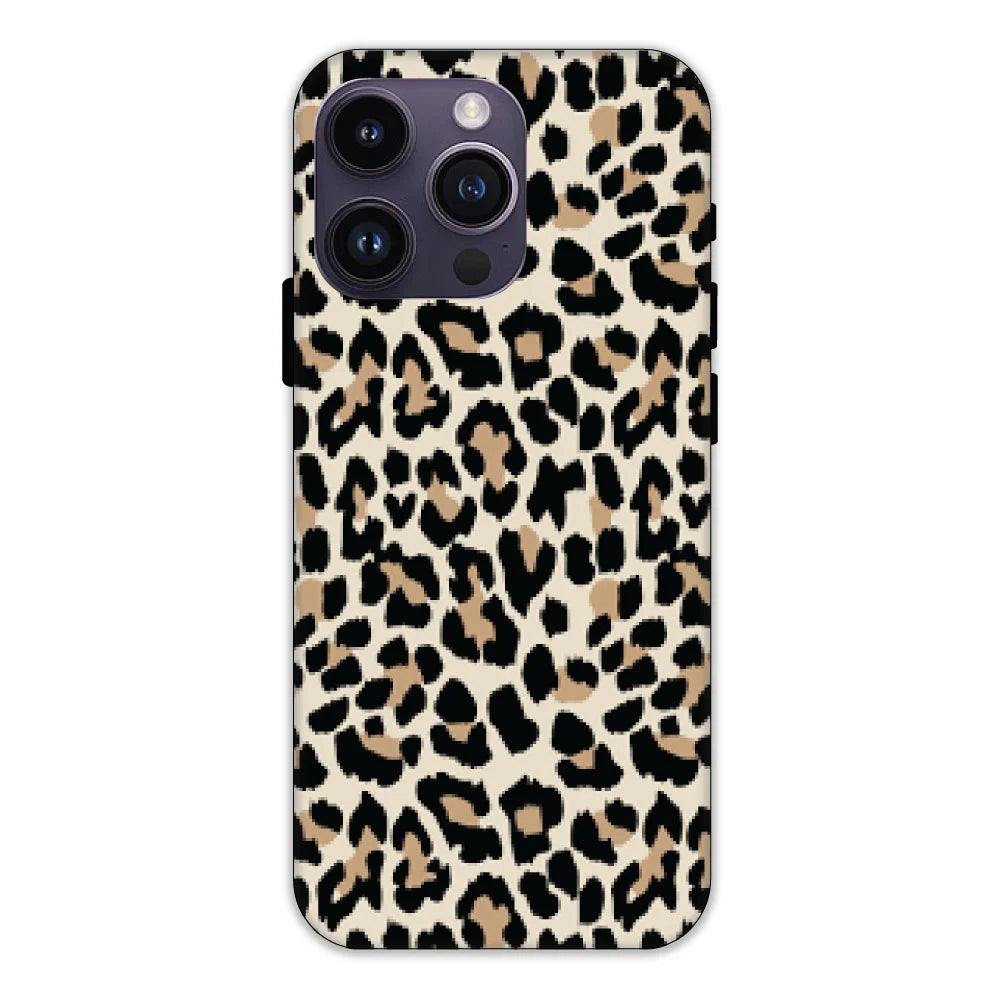 Leopard Print Hard Case Apple iPhone 14 Pro Max Models