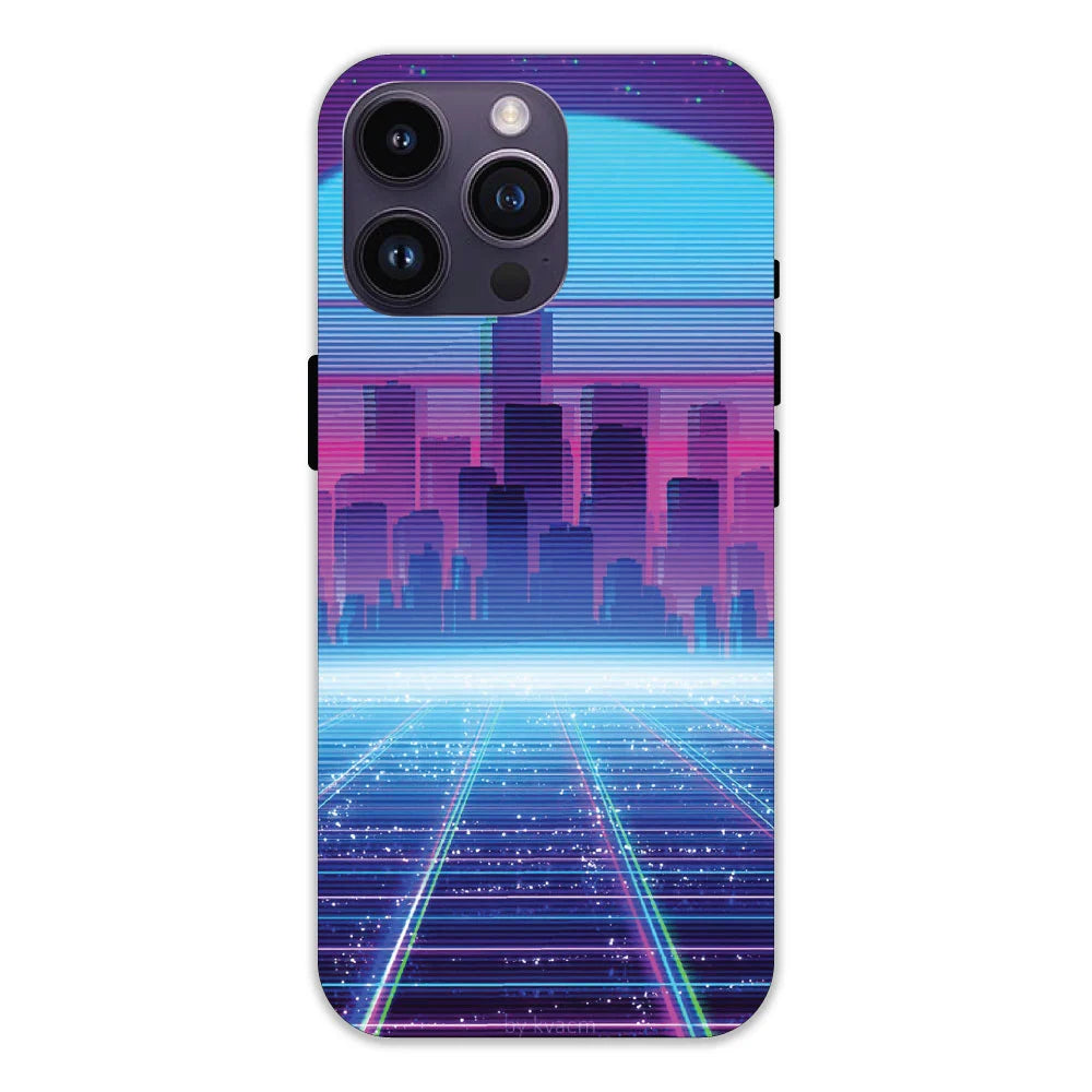 Cityscape Synthwave Hard Case Apple iPhone 14 Pro Max Models