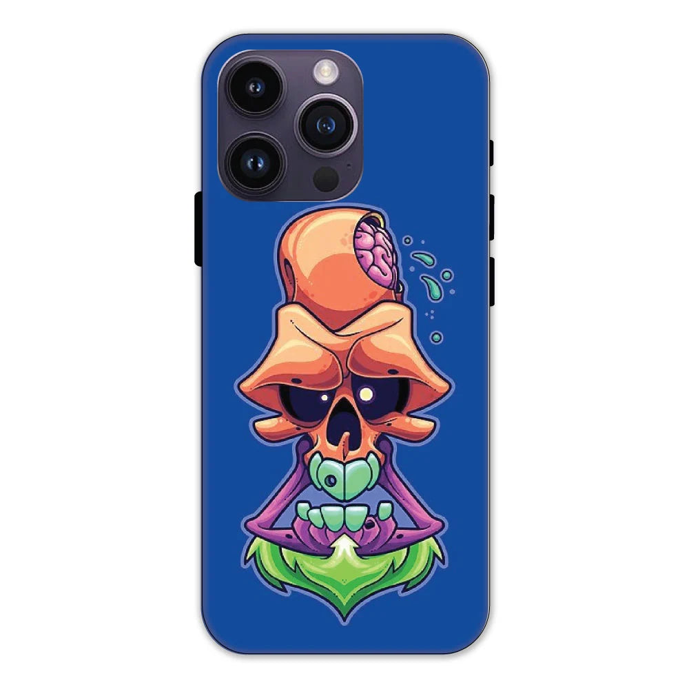 Psychedelic Skull Hard Case Apple iPhone 14 Pro Max Models