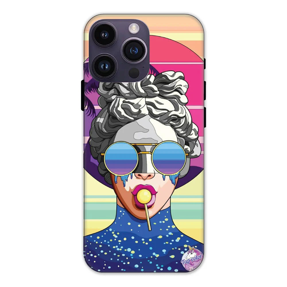 Lollipop Girl Hard Case Apple iPhone 14 Pro Max Models