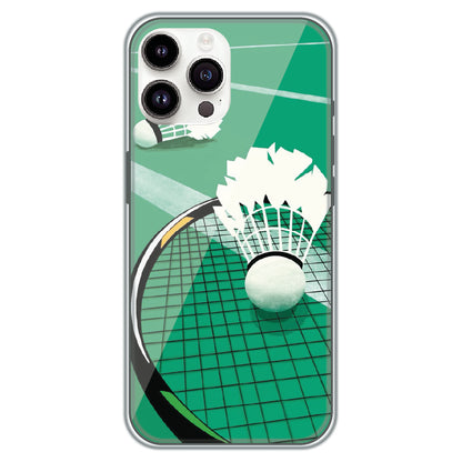 Badminton Smash - Printed Silicone Case for Apple iPhone 14 Pro Max