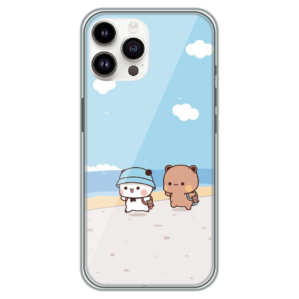 Beach Buddies - Printed Silicone Case for Apple iPhone 14 Pro Max