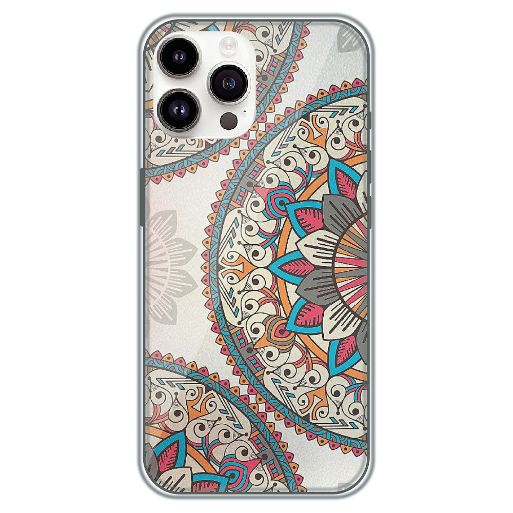 Boho Mandala - Printed Silicone Case for Apple iPhone 14 Pro Max