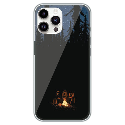Campfire Night - Printed Silicone Case for Apple iPhone 14 Pro Max