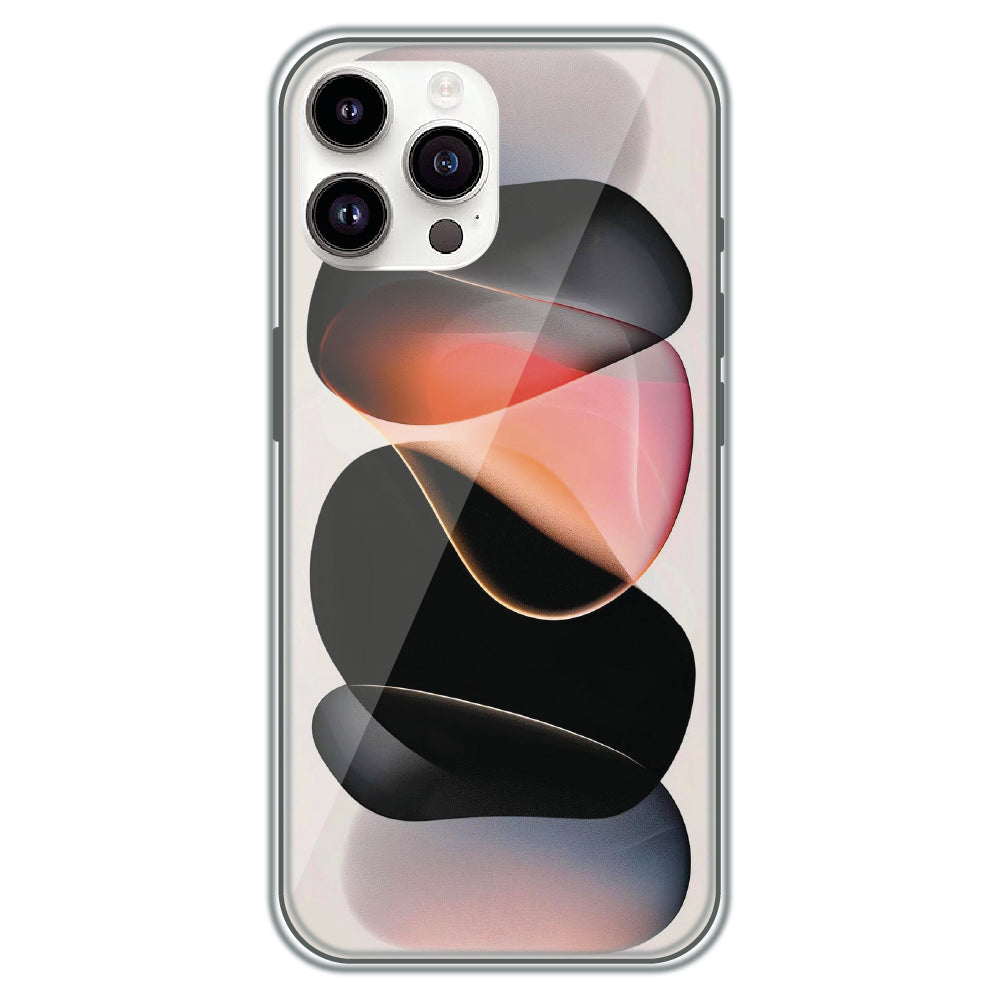 Floating Stones - Printed Silicone Case for Apple iPhone 14 Pro Max