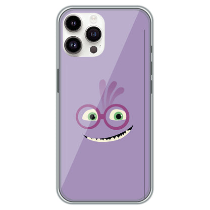 Grinning Purple Monster - Printed Silicone Case for Apple iPhone 14 Pro Max