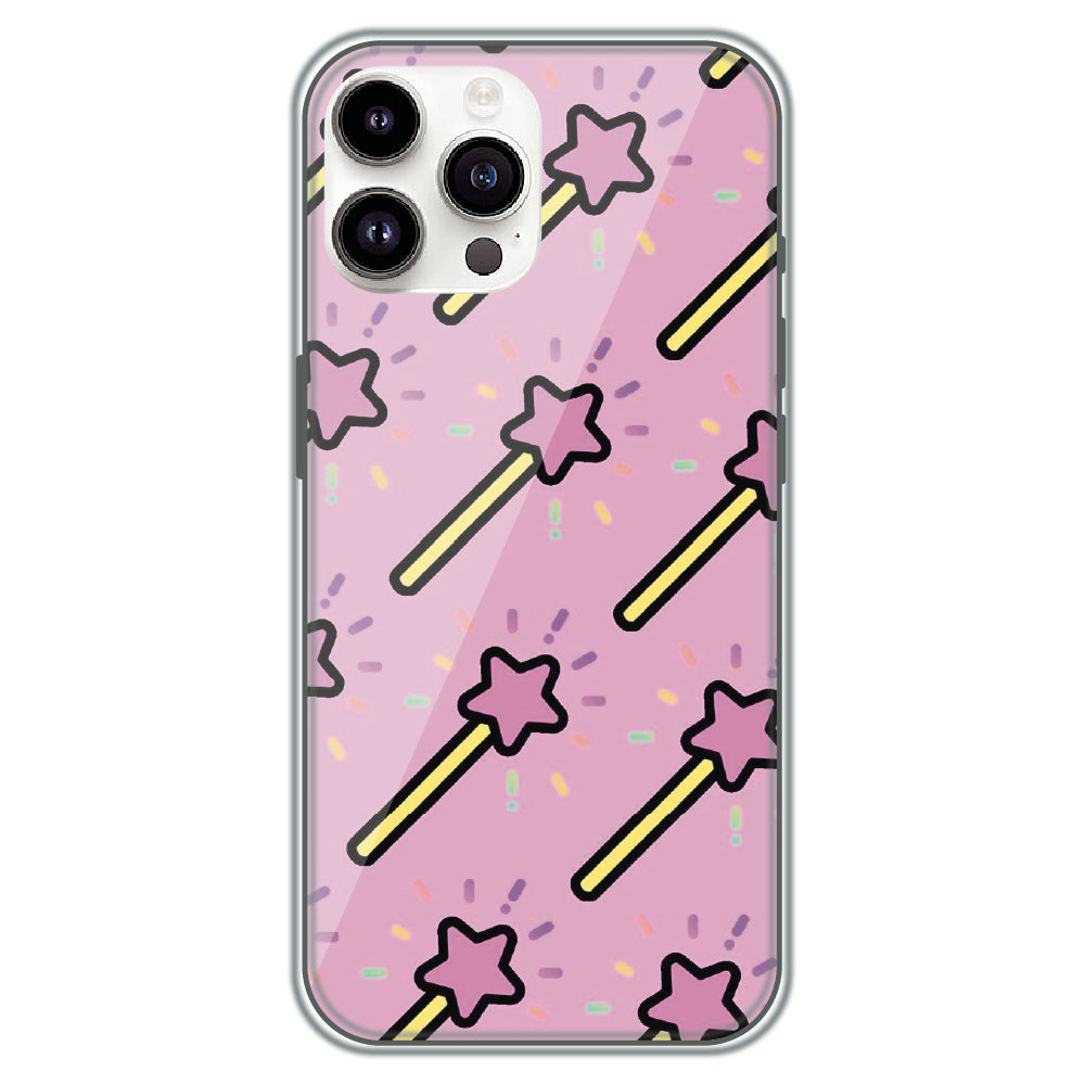 Magic Star Wands - Printed Silicone Case for Apple iPhone 14 Pro Max