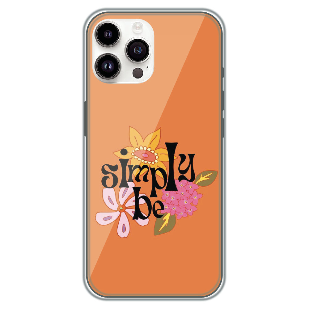 Simply Be - Printed Silicone Case for Apple iPhone 14 Pro Max