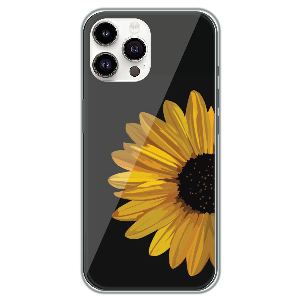 Sunflower Bloom - Printed Silicone Case for Apple iPhone 14 Pro Max