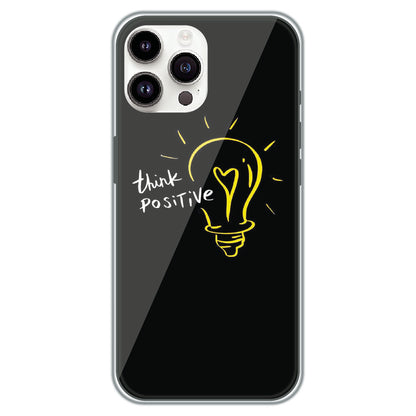 Think Positive - Printed Silicone Case for Apple iPhone 14 Pro Max