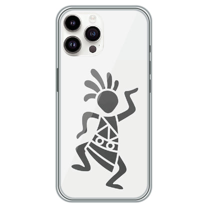 Tribal Dancer - Printed Silicone Case for Apple iPhone 14 Pro Max