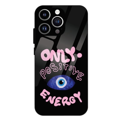 Only Positive Energy Evil Eye - Glass Case For Apple iPhone 14 Pro Max