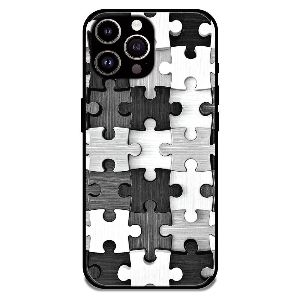 Maze - Glossy Metal Silicone Case For Apple iPhone 14 Pro Max