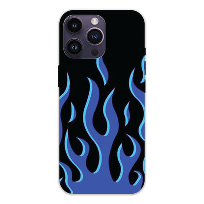 Blue Flames Hard Case For Apple iPhone 14 pro max Models