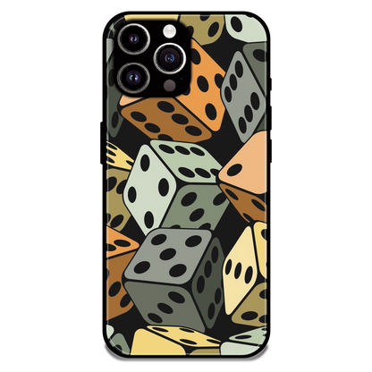 Dice - Glossy Metal Silicone Case For Apple iPhone 14 Pro Max