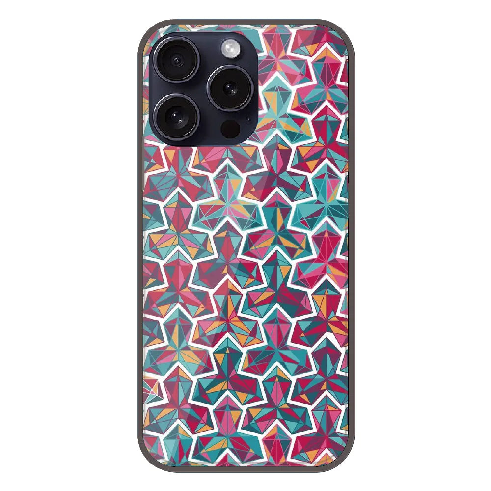 Colorful Abstract - Printed Silicone Case For Apple iPhone 14 Pro Max