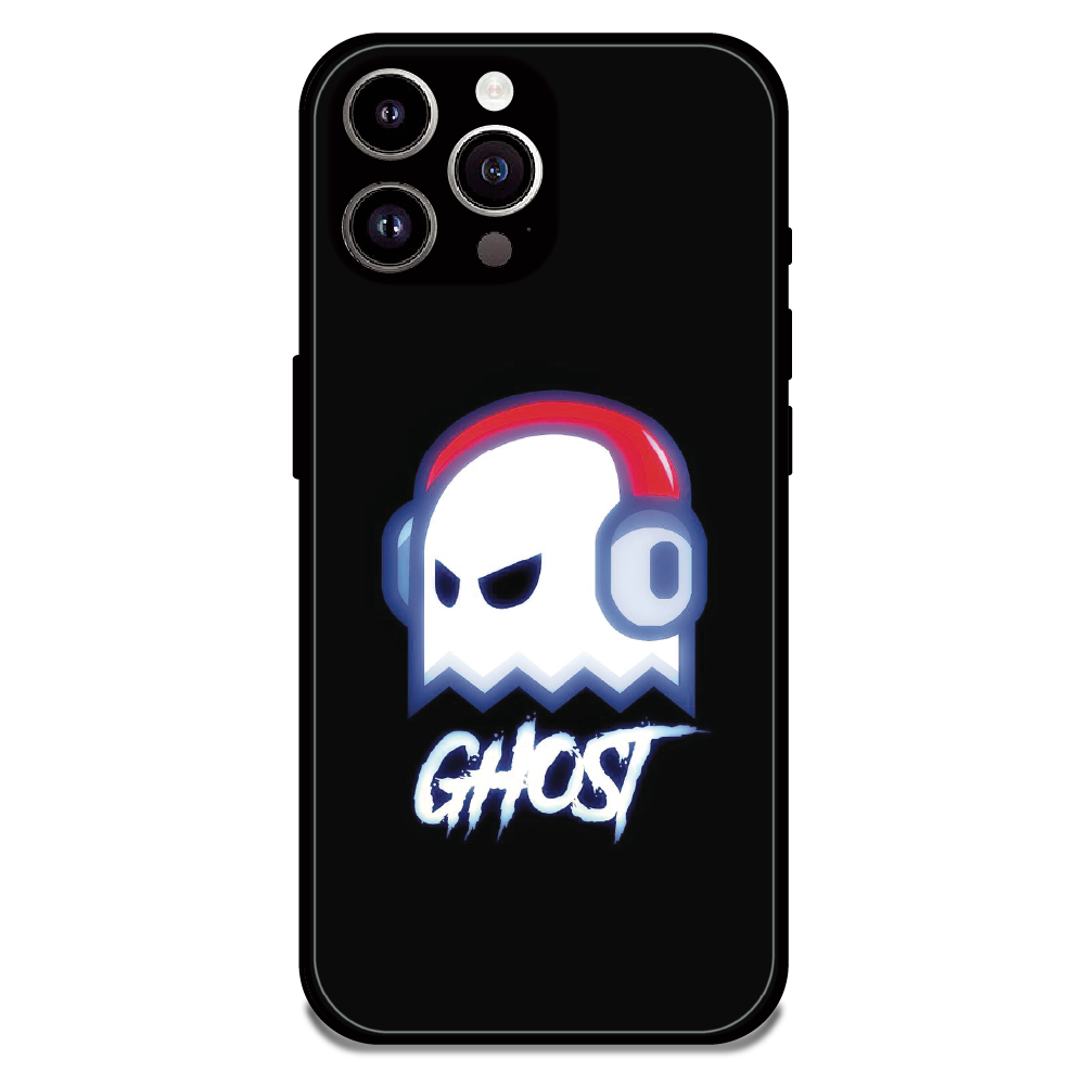 Neon Ghost Music Aesthetic - Glossy Metal Silicone Case For Apple iPhone 14 Pro Max