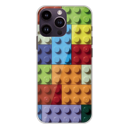 3D Brick Texture - Printed Silicone Case For Apple iPhone 14 Pro