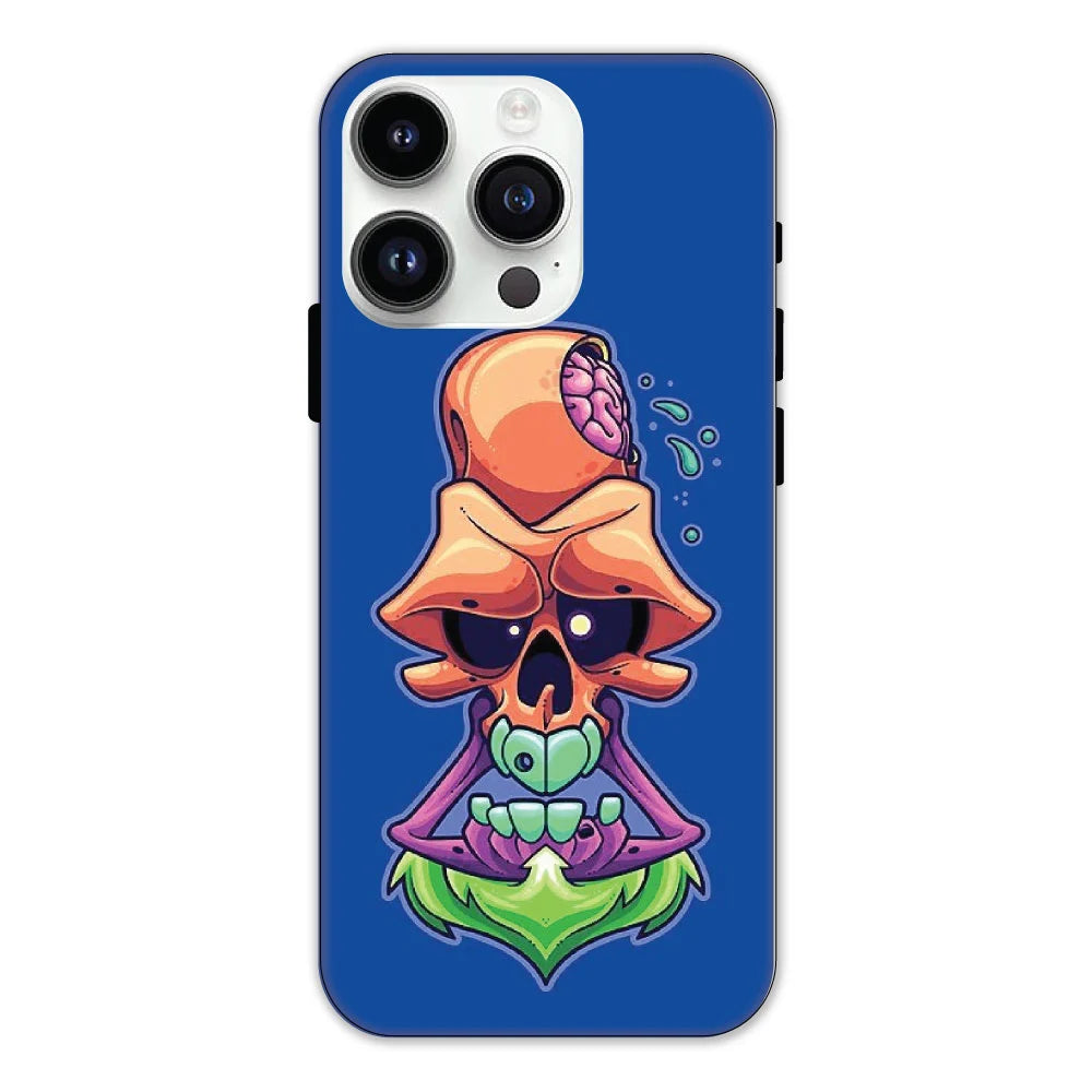 Psychedelic Skull Hard Case Apple iPhone 14 Pro Models