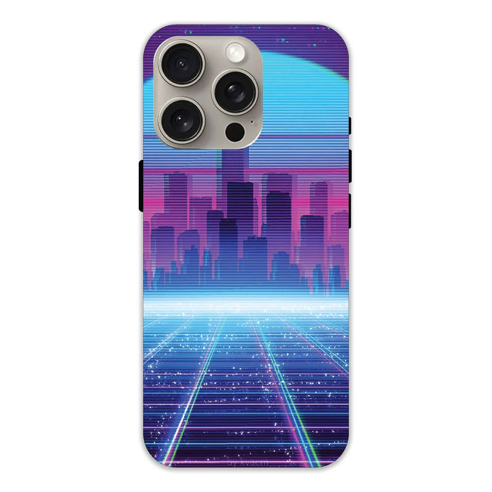 Cityscape Synthwave Hard Case Apple iPhone 14 Pro Models