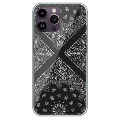 Black Bandana - Printed Silicone Case for Apple iPhone 14 Pro