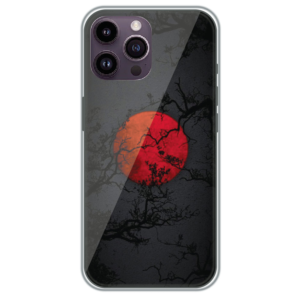 Blood Moon - Printed Silicone Case for Apple iPhone 14 Pro