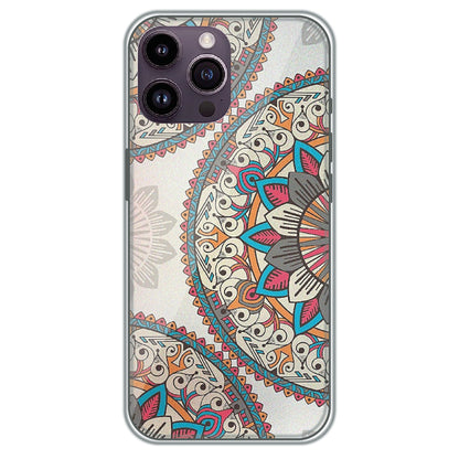 Boho Mandala - Printed Silicone Case for Apple iPhone 14 Pro
