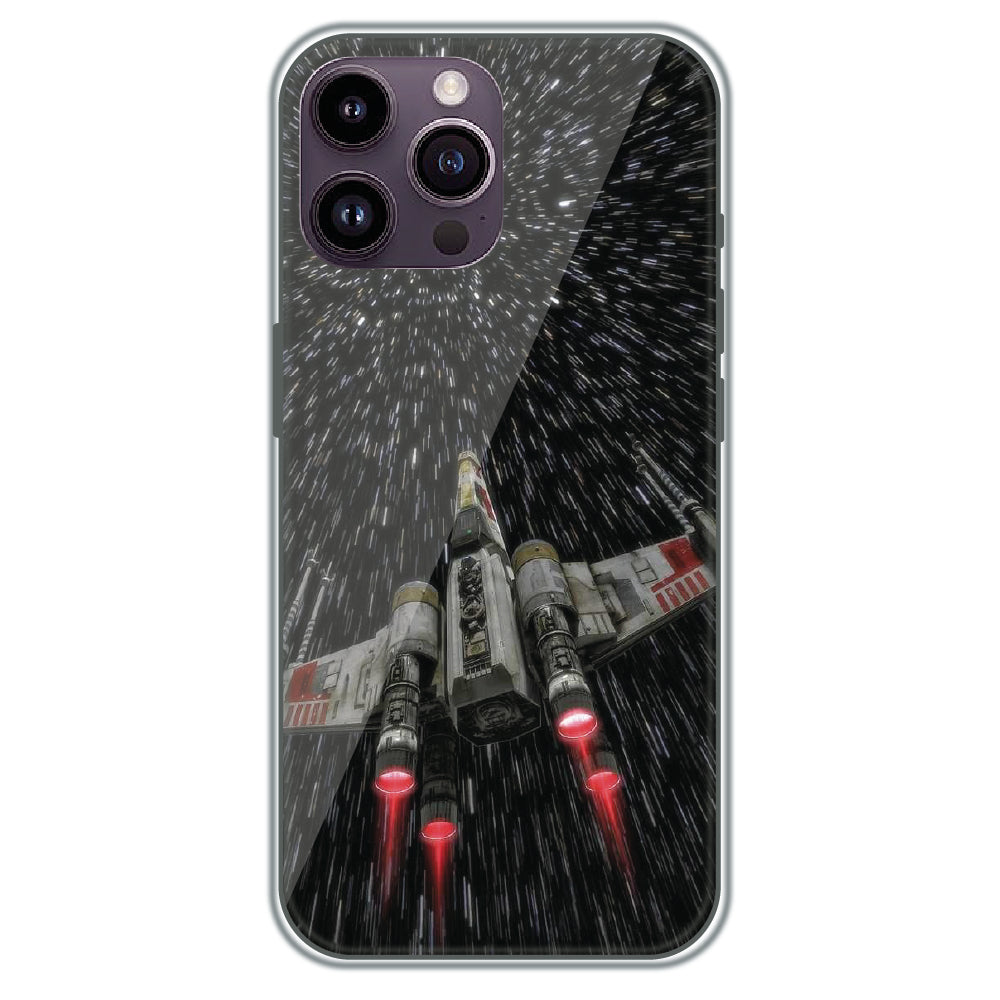 Hyperspace Flight - Printed Silicone Case for Apple iPhone 14 Pro