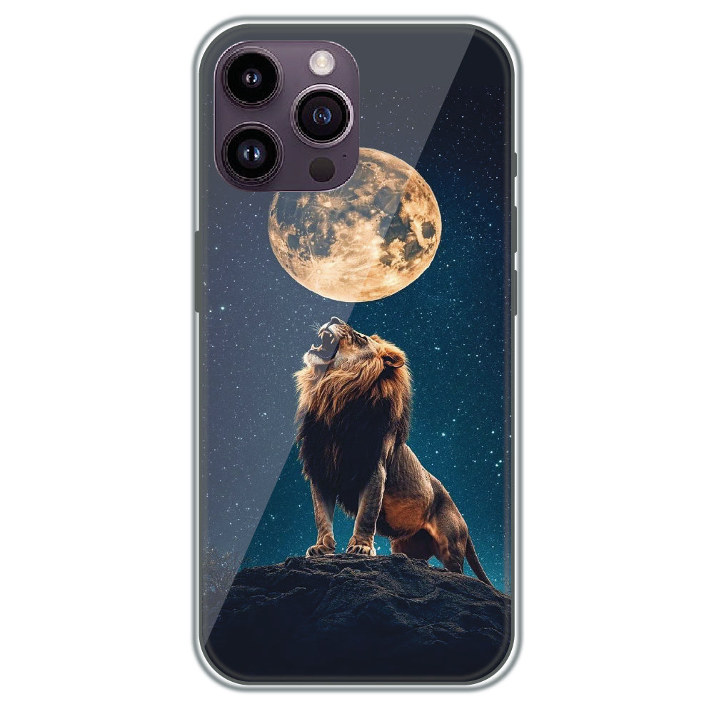 Lion's Roar - Printed Silicone Case for Apple iPhone 14 Pro