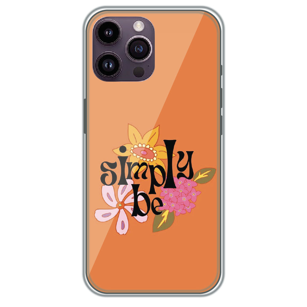 Simply Be - Printed Silicone Case for Apple iPhone 14 Pro