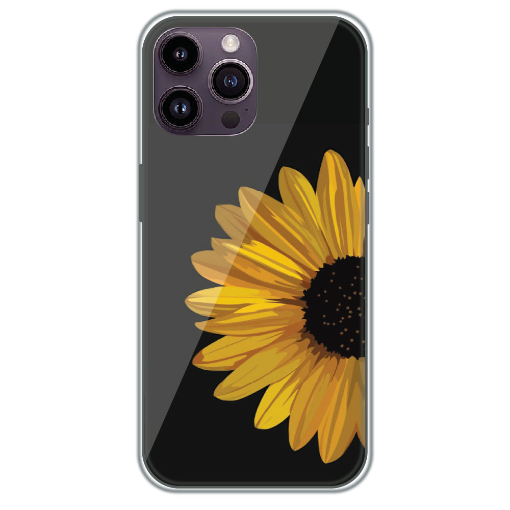Sunflower Bloom - Printed Silicone Case for Apple iPhone 14 Pro