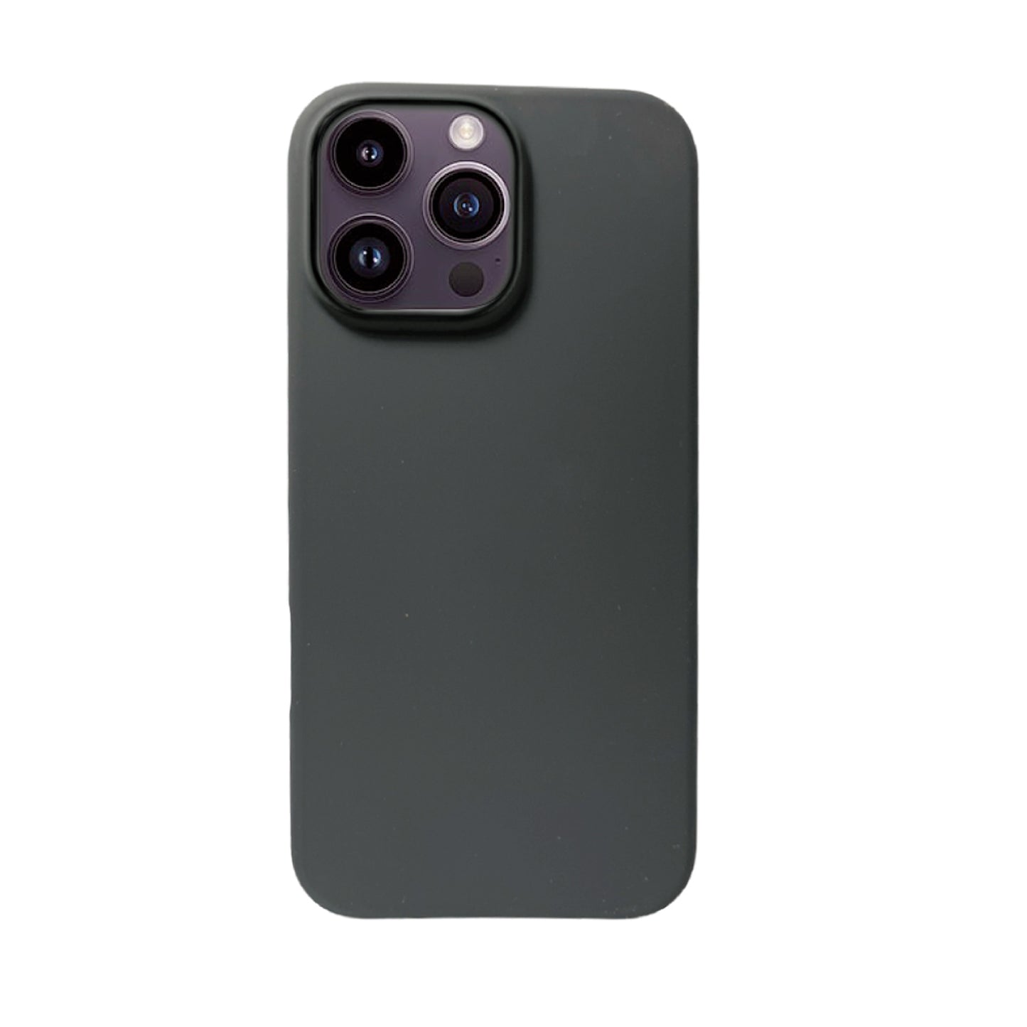 Black Liquid Silicone Case For Apple iPhone Models