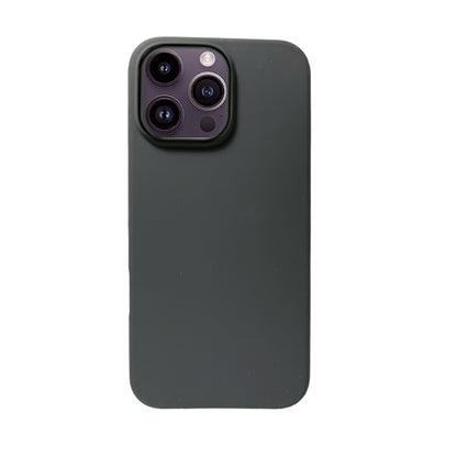 Black Liquid Silicone Case For Apple iPhone Models