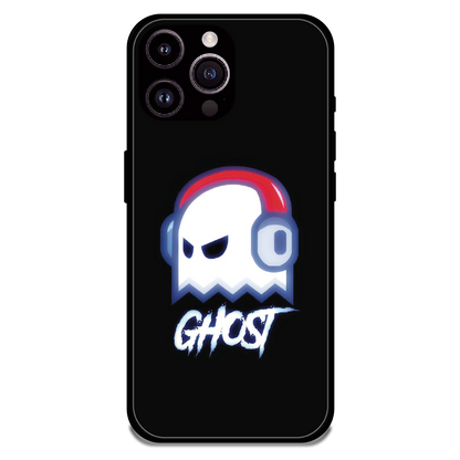 Neon Ghost Music Aesthetic - Glossy Metal Silicone Case For Apple iPhone 14 Pro