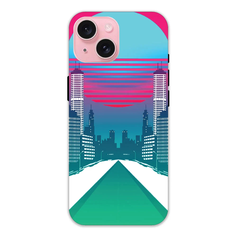 Citylight Synthwave Apple Hard Case Apple iPhone 14 Models