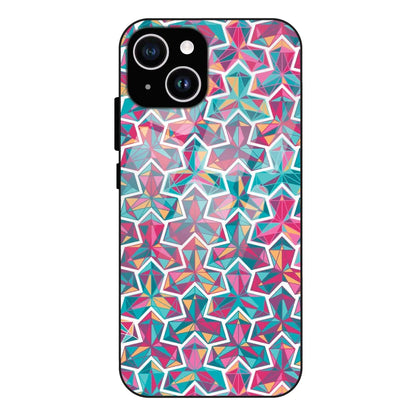 Colorful Abstract - Glass Case For Apple iPhone 14