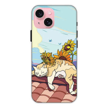 Sleepy Cat Hard Case Apple iPhone 14 Models