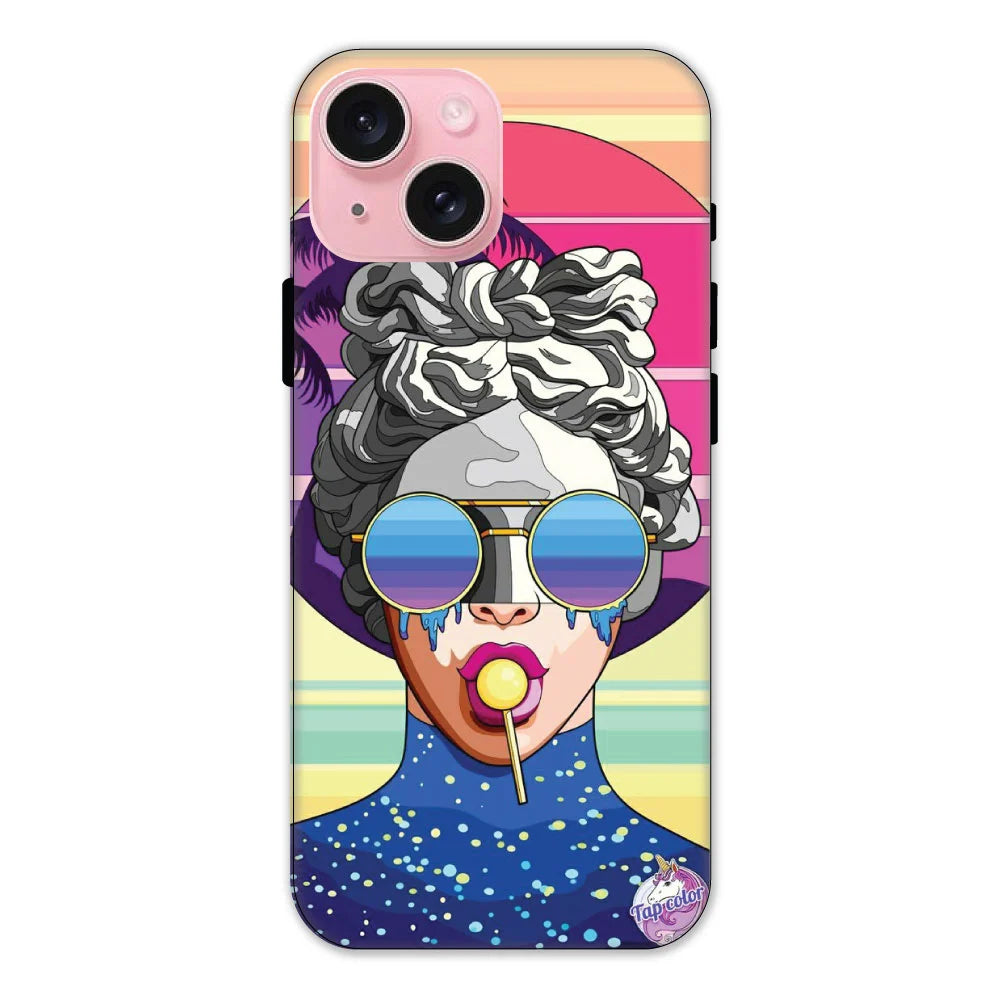 Lollipop Girl Hard Case Apple iPhone 14 Models