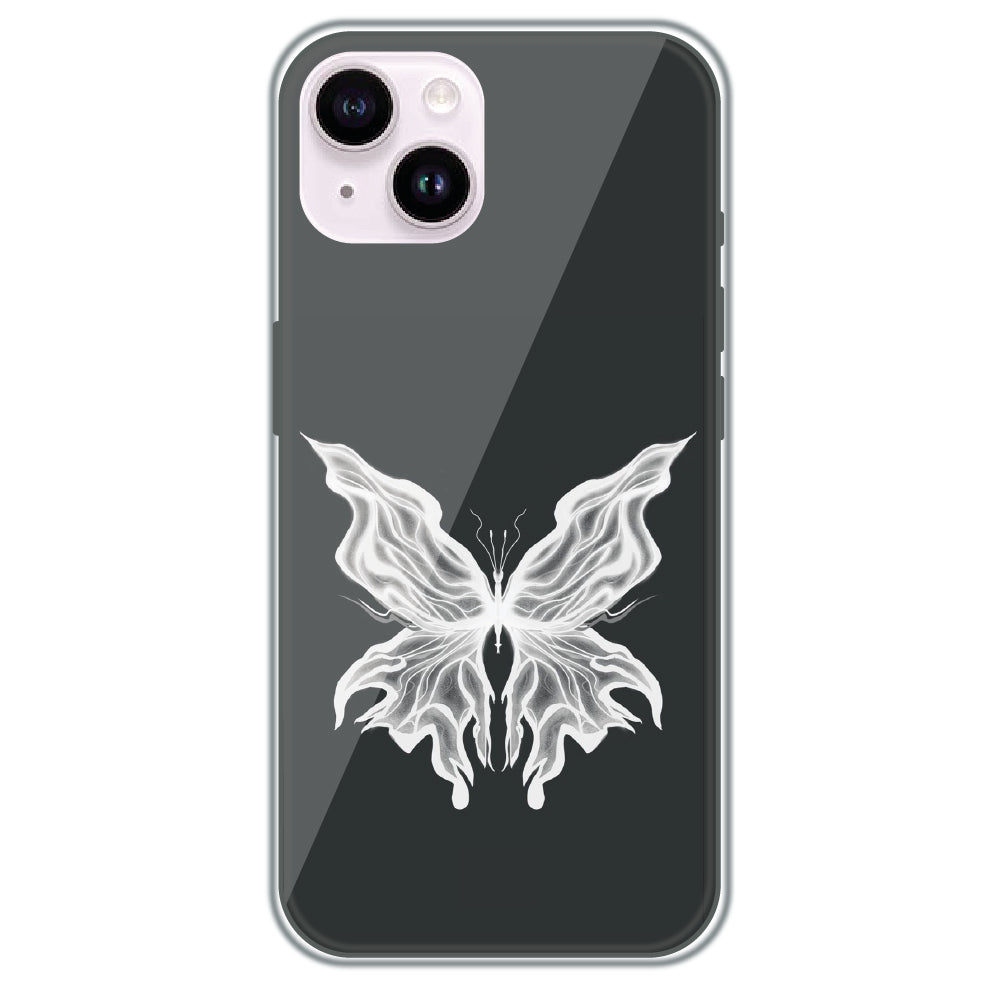 Ghost Butterfly - Printed Silicone Case for Apple iPhone 14