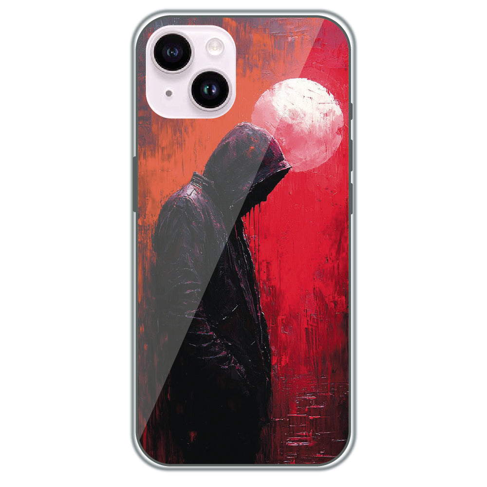 Hooded Silhouette - Printed Silicone Case for Apple iPhone 14