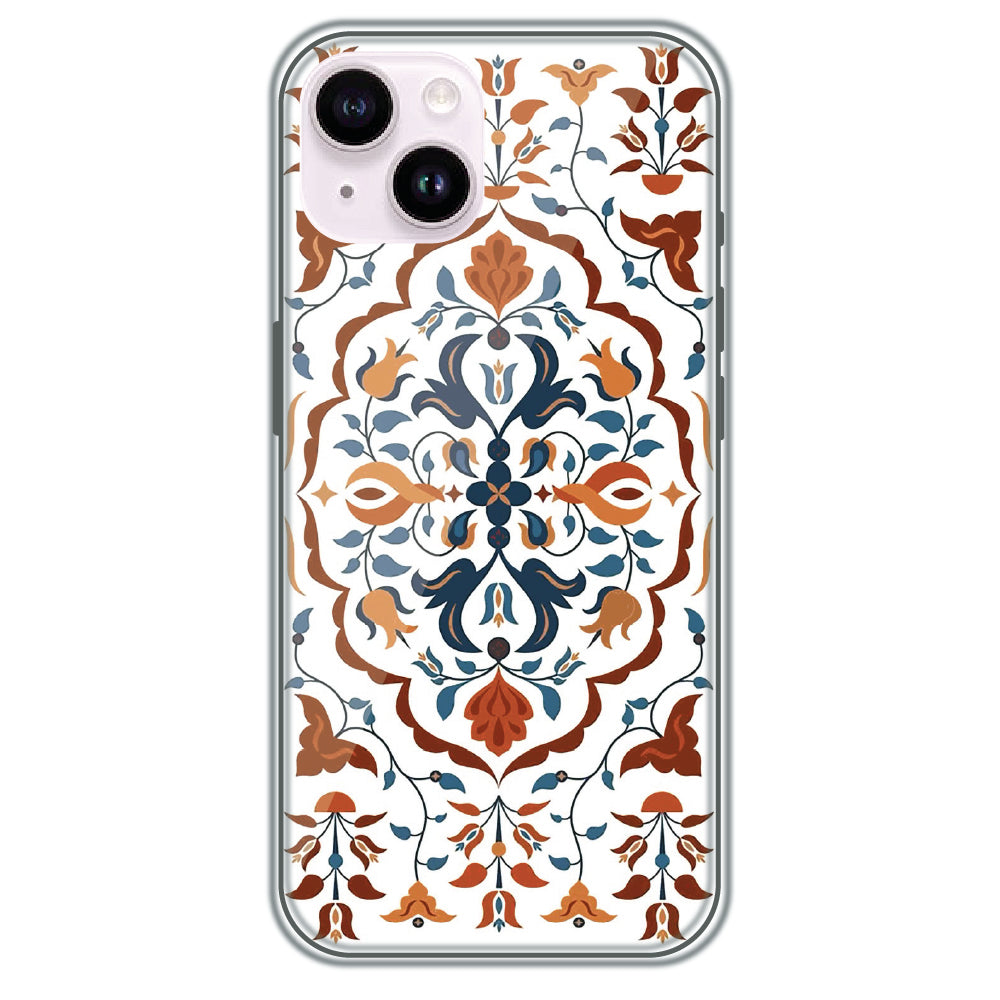 Ottoman Floral Medallion - Printed Silicone Case for Apple iPhone 14