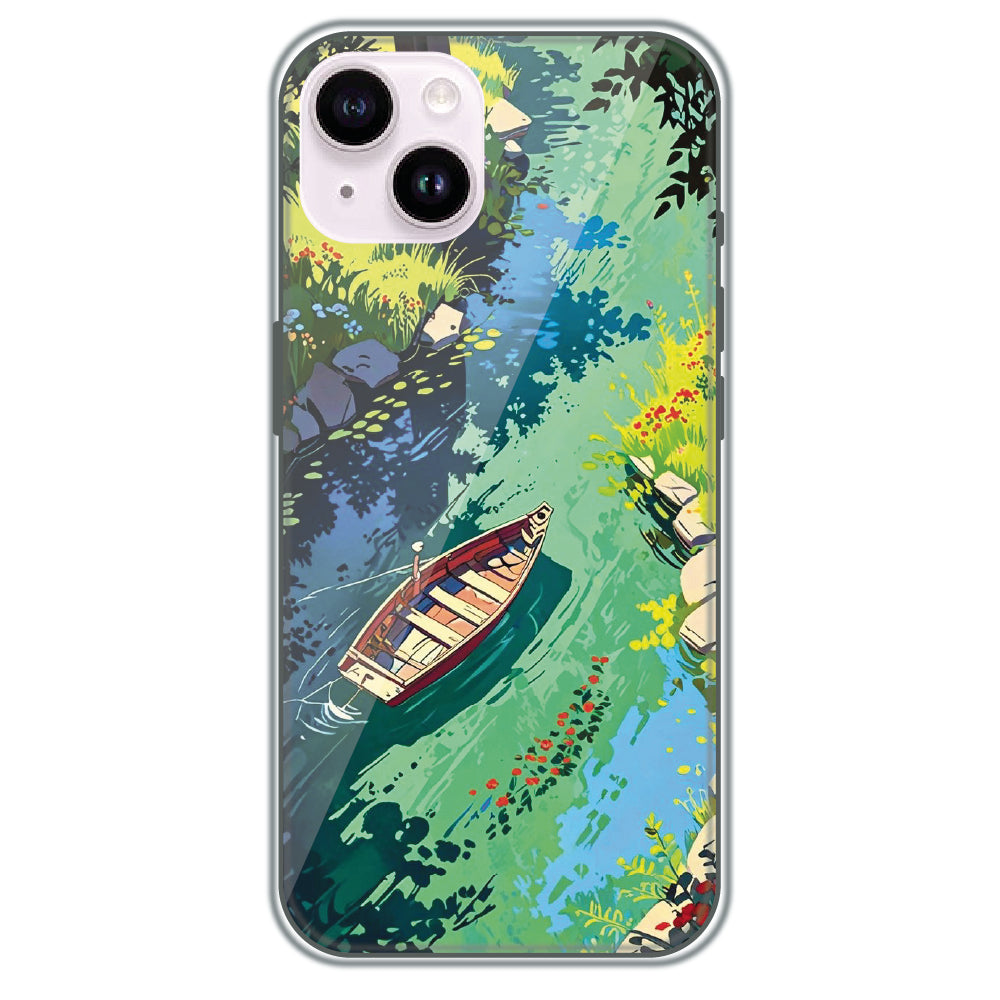 River Journey - Printed Silicone Case for Apple iPhone 14