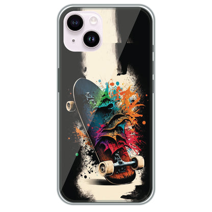 Splash Skate - Printed Silicone Case for Apple iPhone 14