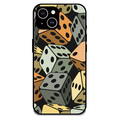 Dice - Glossy Metal Silicone Case For Apple iPhone 14