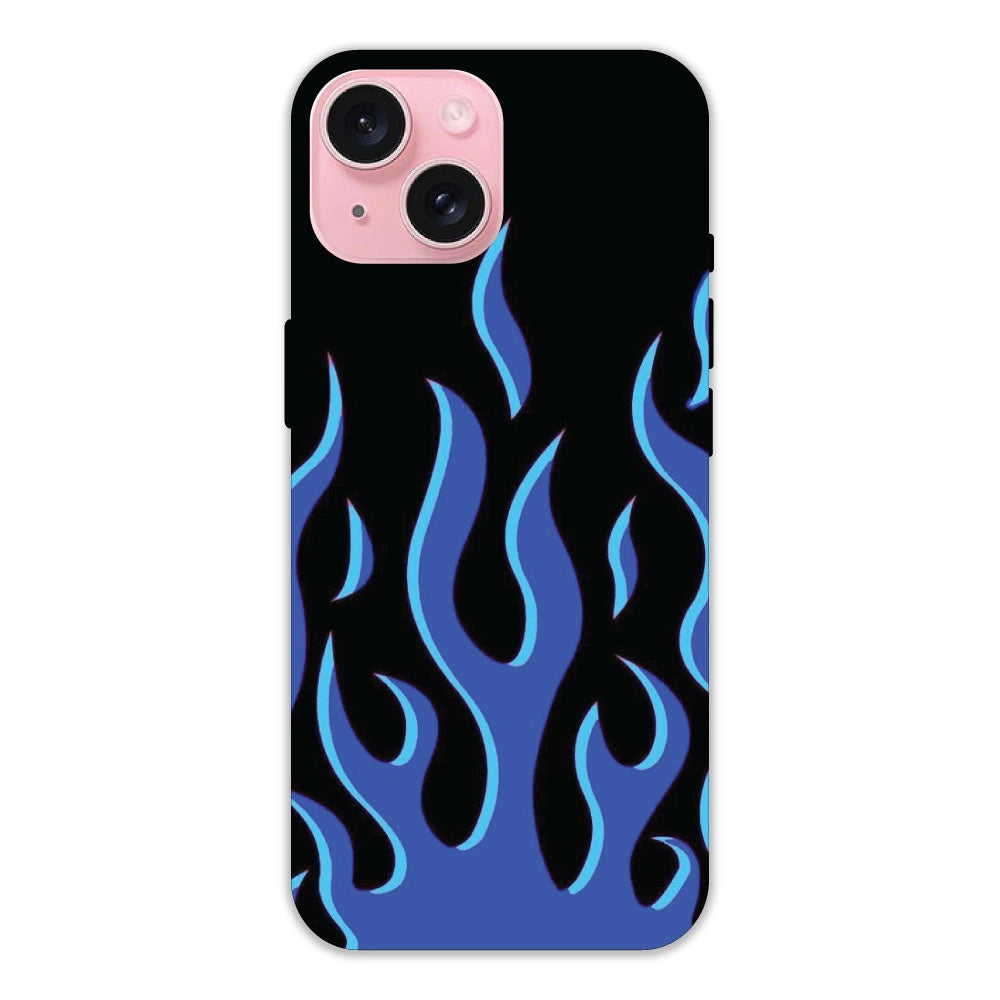 Blue Flames Hard Case For Apple iPhone 14 Models