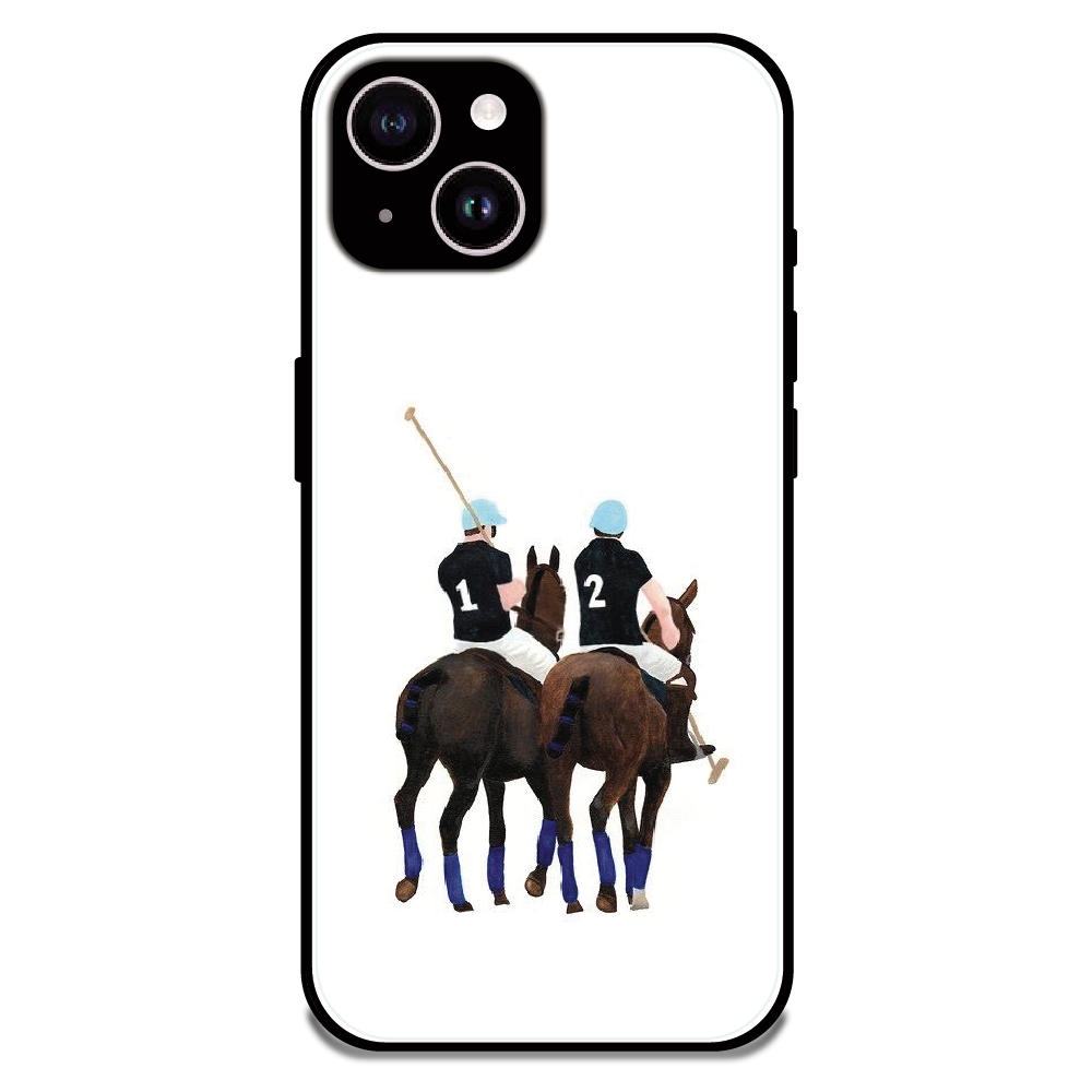 Polo Riders - Glossy Metal Silicone Case For Apple iPhone 14