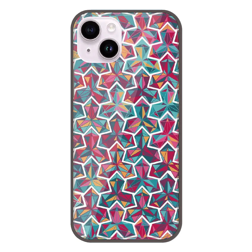 Colorful Abstract - Printed Silicone Case For Apple iPhone 14