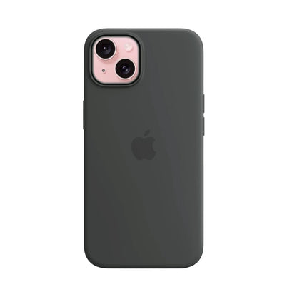 Black Liquid Silicone Case For Apple iPhone 14