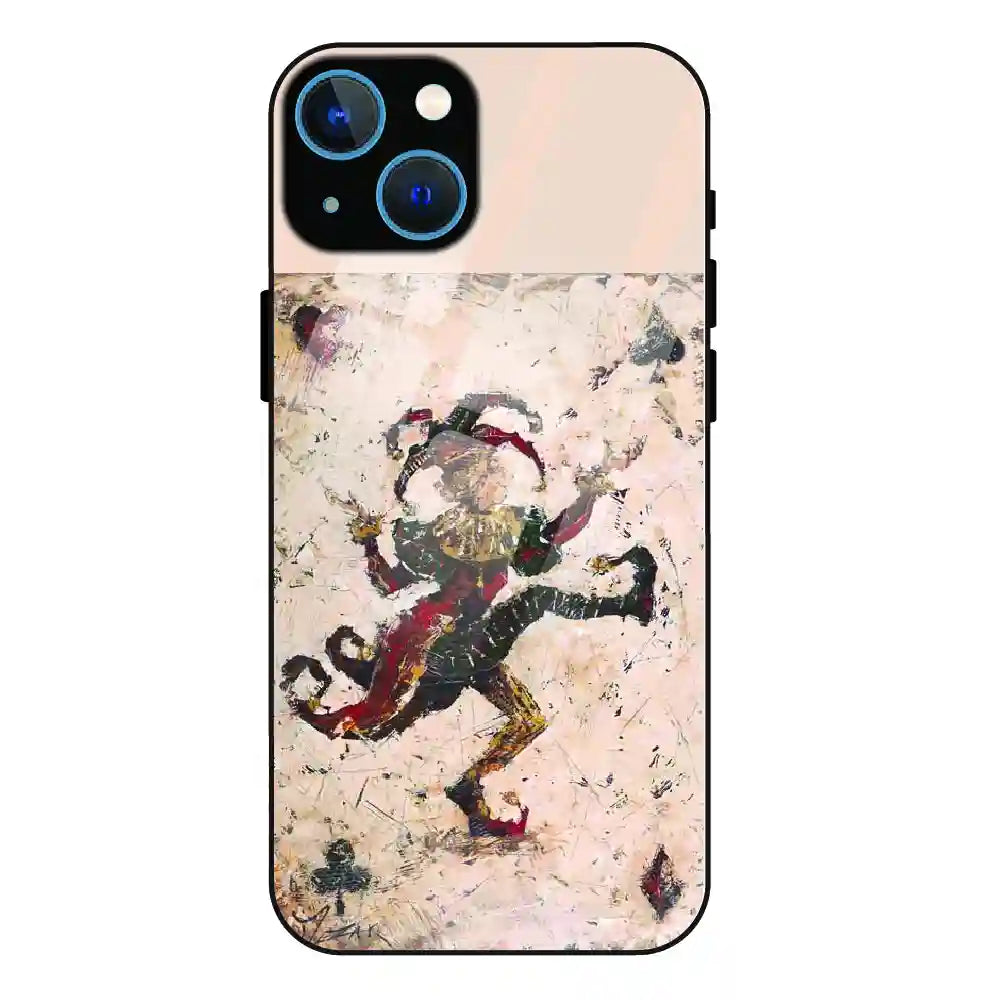 Abstract Dancing Figure Art - Glass Case For Apple iPhone 15