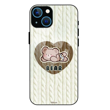 Bear Heart - Glass Case For Apple iPhone 15